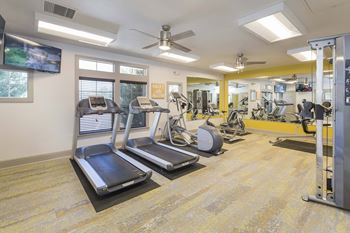 Cardio and weightlifting studio